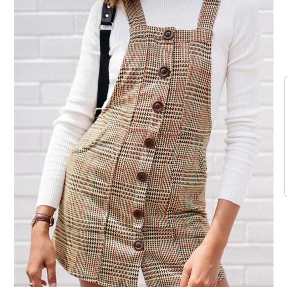 Urban Outfitters Dresses & Skirts - UO button down skirt overalls